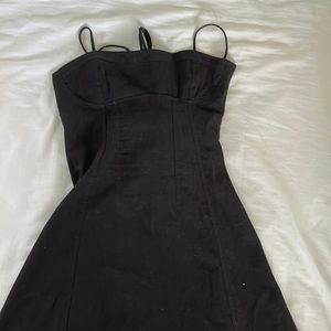Zara long black dress
